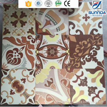 popular anti-slip 60x60cm splicing verified porcelain flower floor tiles in China